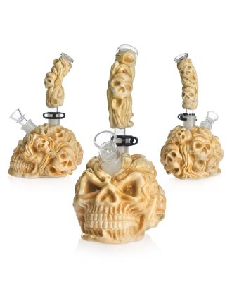 Bone Pile Skull Bong