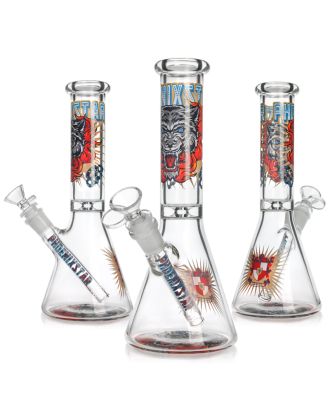 Phoenixstar 10" Tattoo Art Beaker Bong - Decal Series