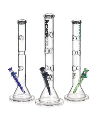 Phoenixstar 19" Percolator Beaker Glass Bong – Triple Honeycomb Edition