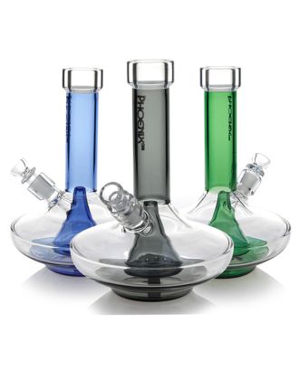 Phoenixstar 8.2" Round Base Showerhead Percolator Glass Bong – Ultra Diffusion Edition