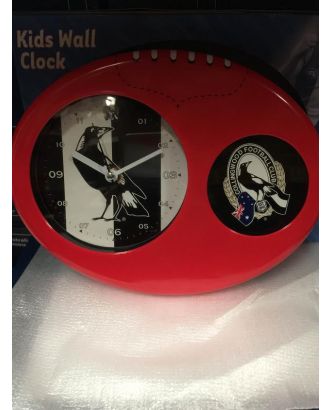 AFL Kids Clock Collingwood