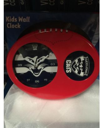 AFL Kids Clock GEELONG CATS