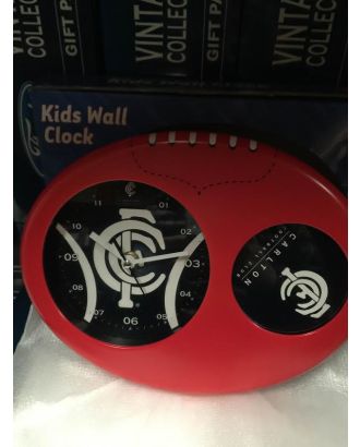 AFL Kids Clock CARLTON