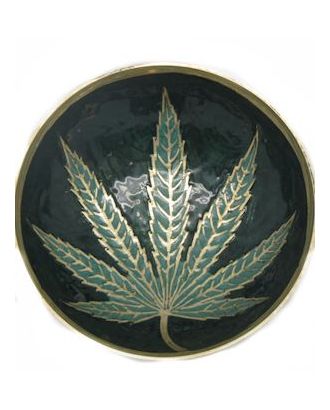Brass Leaf Bowl (113mm Diameter)