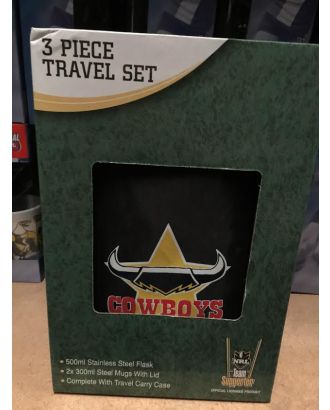 NRL 3 PIECE TRAVEL SET