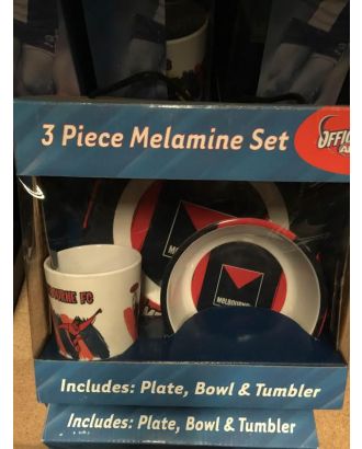AFL 3 PIECE MELAMINE SET