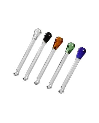 Glass Snorter with integrated Spoon