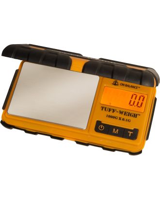 Tuff-Weigh Rugged Rubber Grip Digital Pocket Scale (1000g x 0.1g)