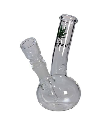 Glass Bong 'Black Leaf'