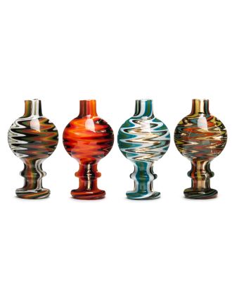 Glass Bubble Ball Banger Colors Carb Cap 