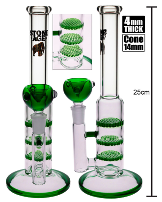 Stone Age With Triple Blade Perculator - Green