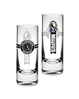 COLLINGWOOD MAGPIES 2 Shots Glasses