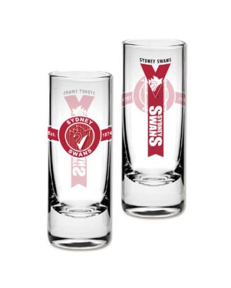 SYDNEY SWANS 2 Shots Glasses