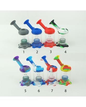 MN SILICONE BONG WITH TIRE PERCOLATOR