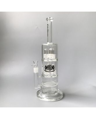 OLS Large 6 Dual Tar Catcher with Single Honeycomb Perculator