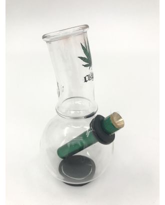 Glass mini bonza bubble with motiff