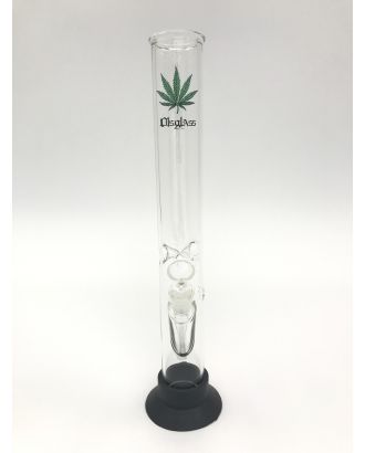 OLS GLASS CYLINDER WITH RUBBER BASE L