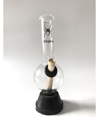 OLS RUBBER BASE GLASS BONG HURRICANE-SPIDER