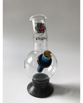 OLS GLASS RED DRAGON EYE BONZA BUBBLE