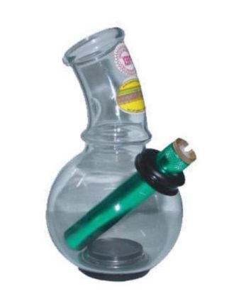 Glass bong baby bubble bonza with ruber base