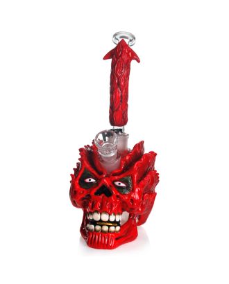 Devil Skull Dagger Glass Bong