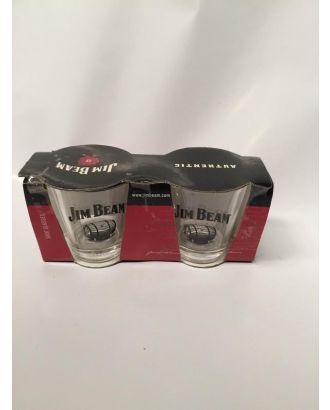 JimBeam 2 shots glasses