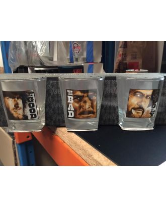The Good& The Bad& The Ugly set of 3 Spirit Glasses 280ml