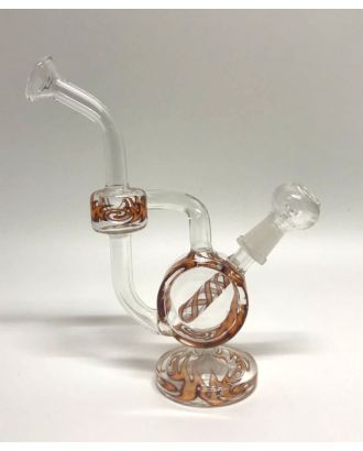 OLS FULL GLASS OIL PERCULATOR BONG