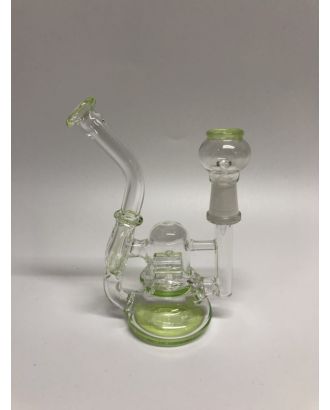 OLS FULL GLASS PERCULATOR MINI BONG