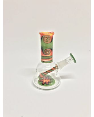 OLS FULL GLASS PERCULATOR MINI BONG