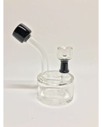 OLS FULL GLASS MINI PERCULATOR BONG